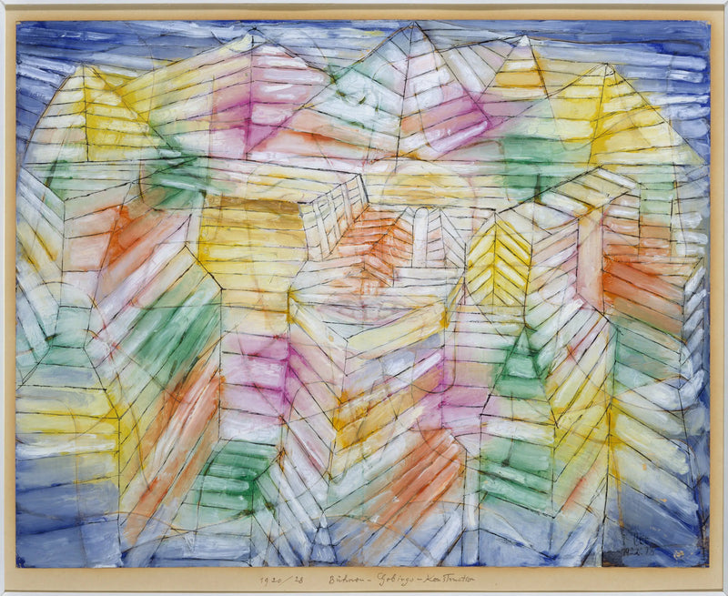Teater-Fjell-Konstruksjon - Paul Klee