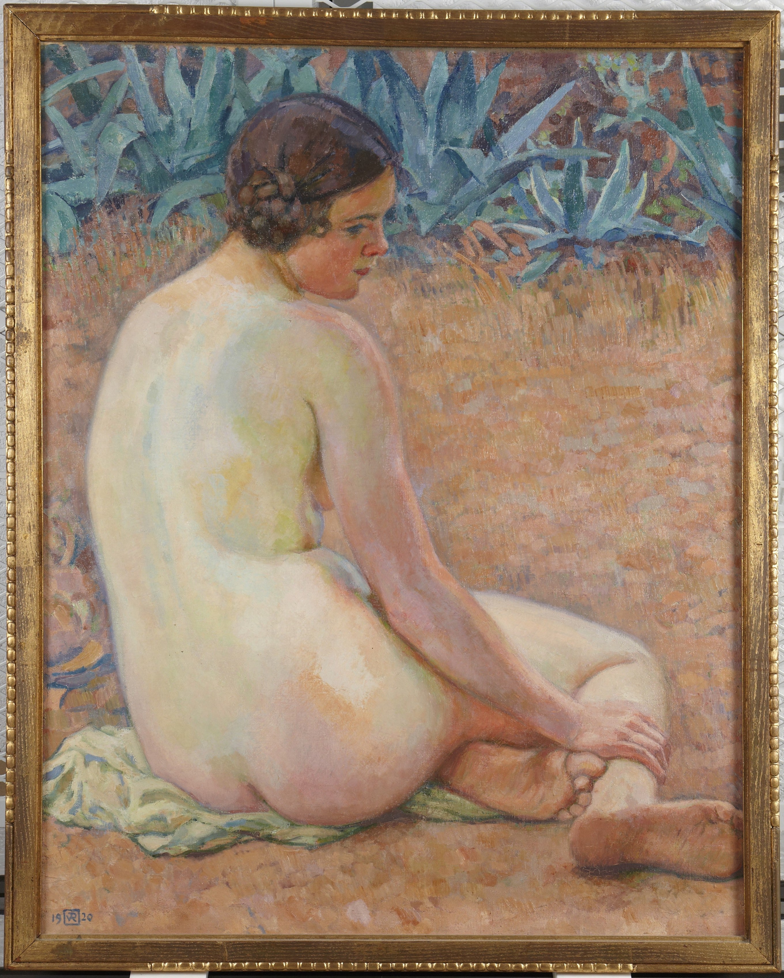 Nu aux agaves - Théo van Rysselberghe - Alpha Reproduction