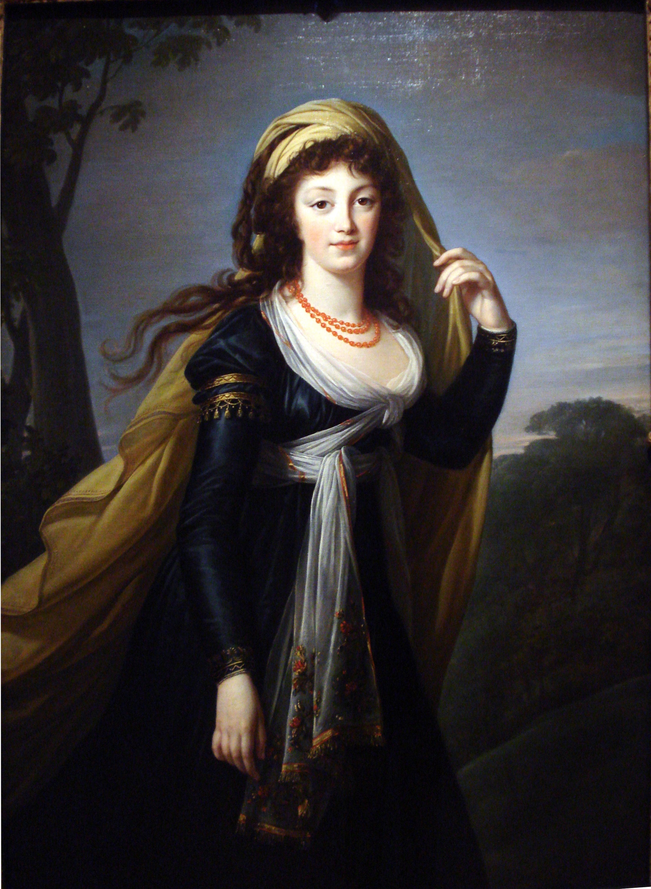 Portrait de Thérèse, comtesse Kinsky - Élisabeth Vigée Le Brun