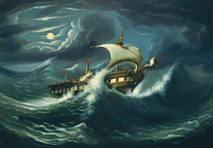 Fregatt i stormen - Thomas Chambers