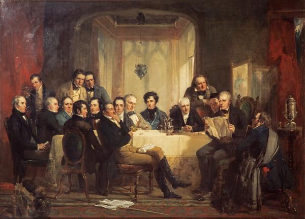 Sir Walter Scott et ses amis à Abbotsford - Thomas Faed