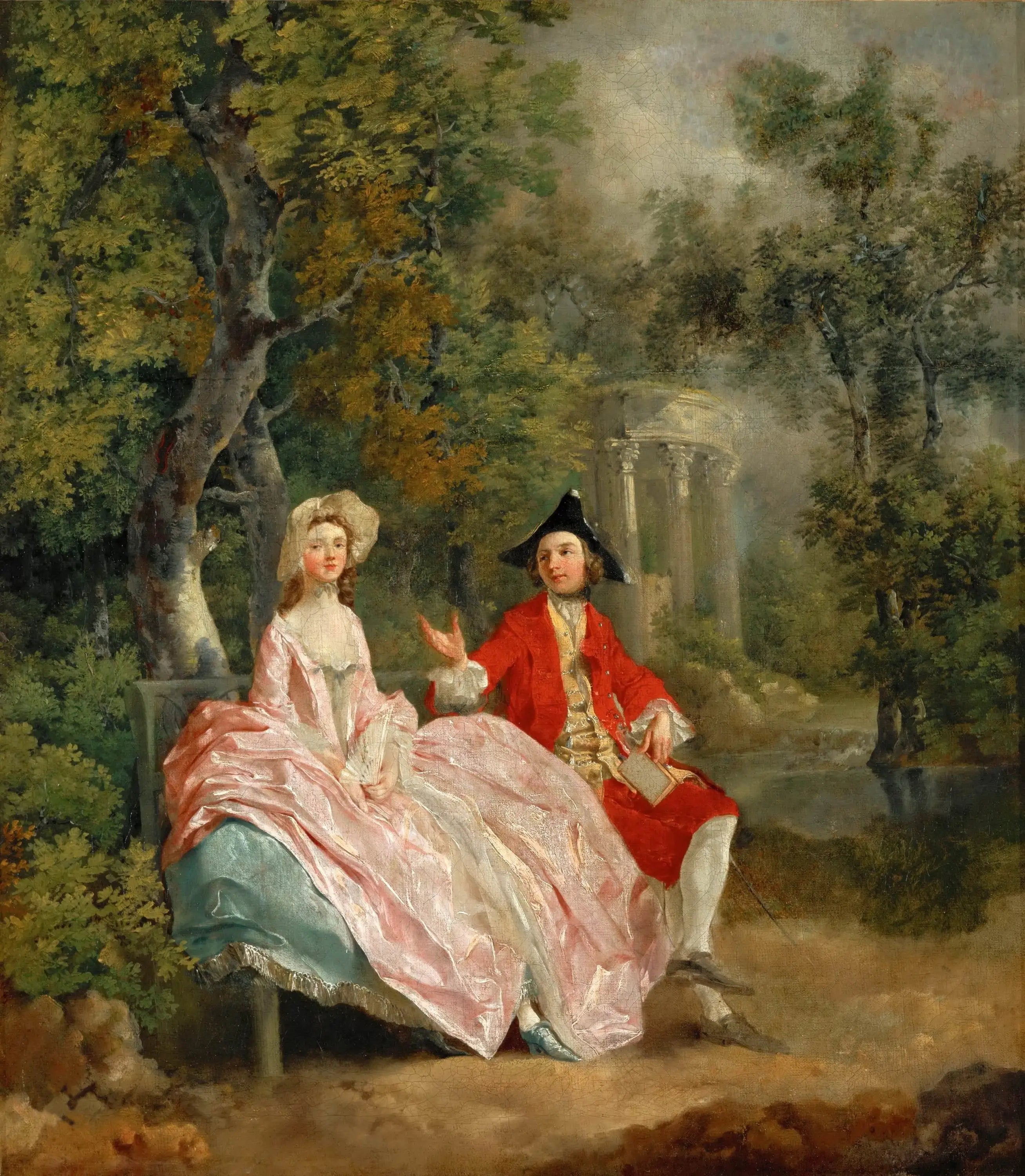 Conversation dans un parc - Thomas Gainsborough - Alpha Reproduction