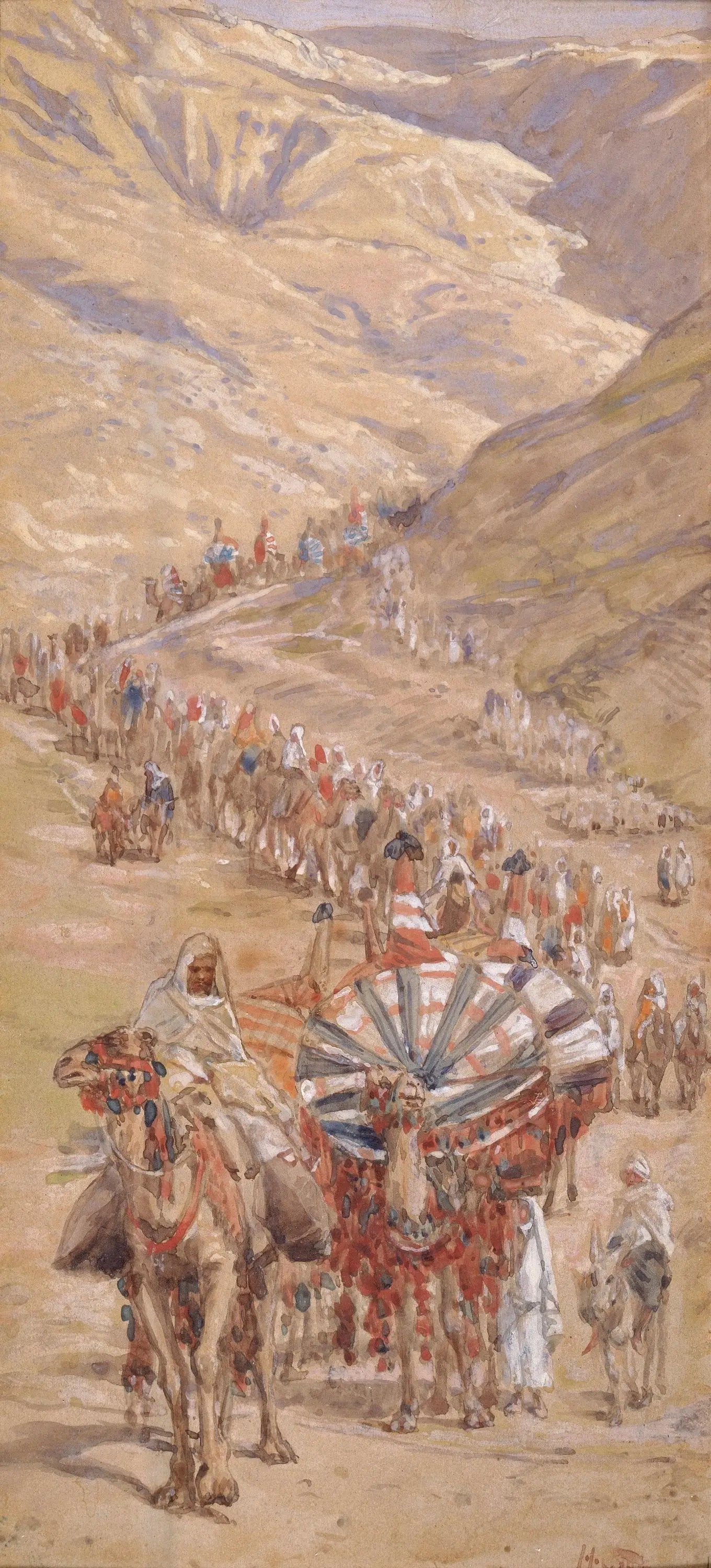 La caravane d’Abram - James Tissot - Alpha Reproduction