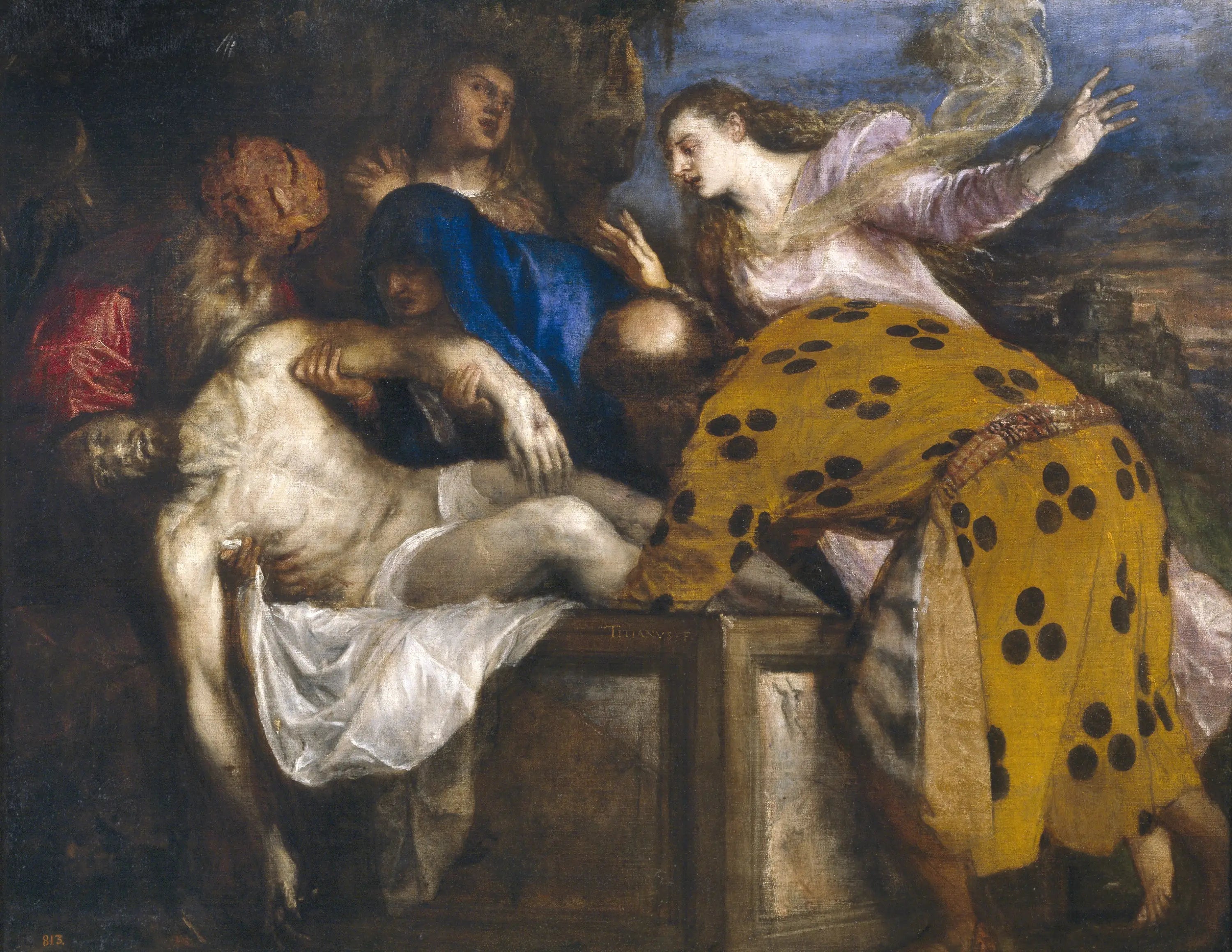 mise au tombeau - Titian - Alpha Reproduction