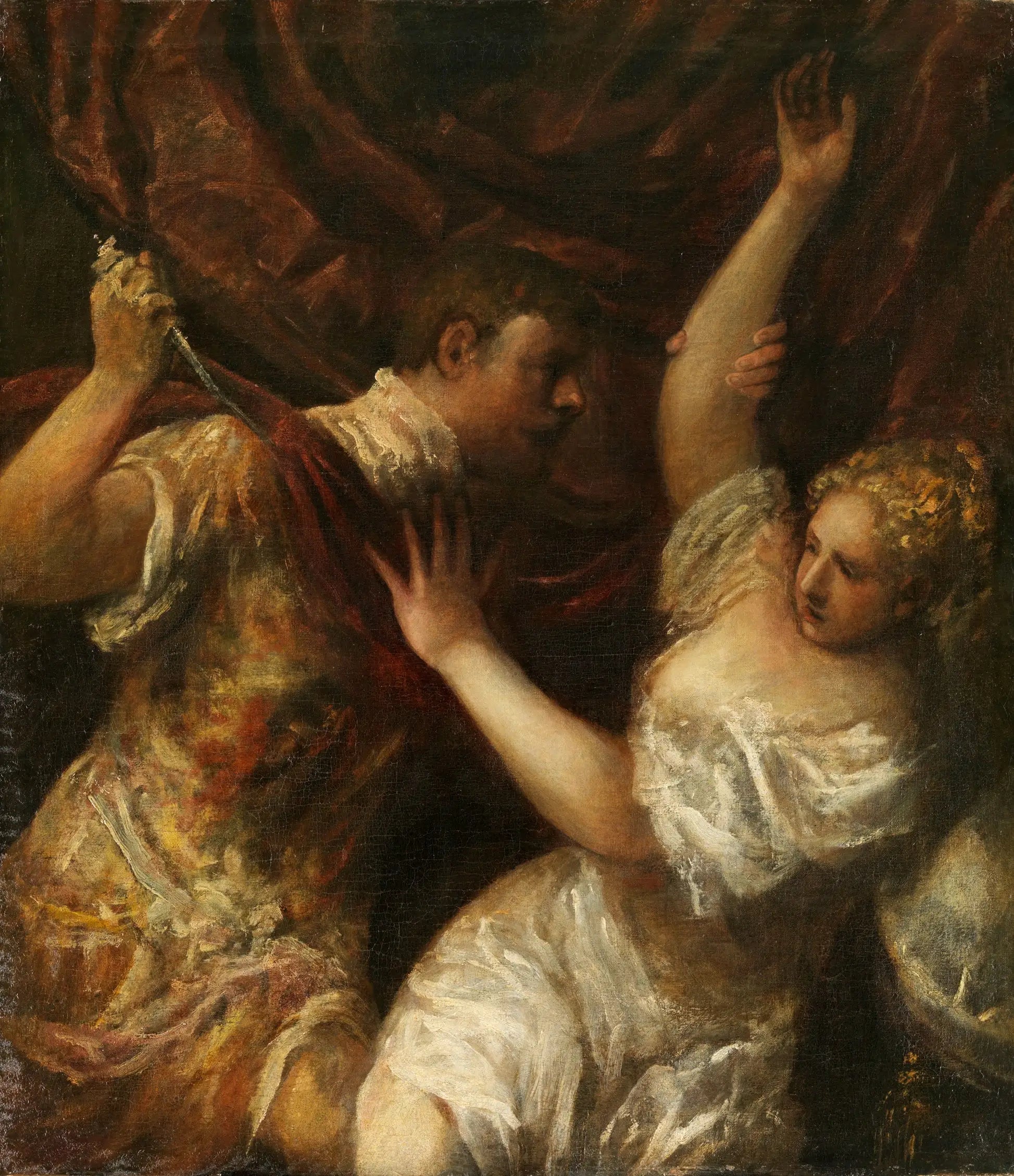 Tarquinius Sextus et Lucrèce - Titian - Alpha Reproduction