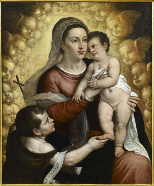 La Vierge à l'enfant avec saint Jean-Baptiste - Titian