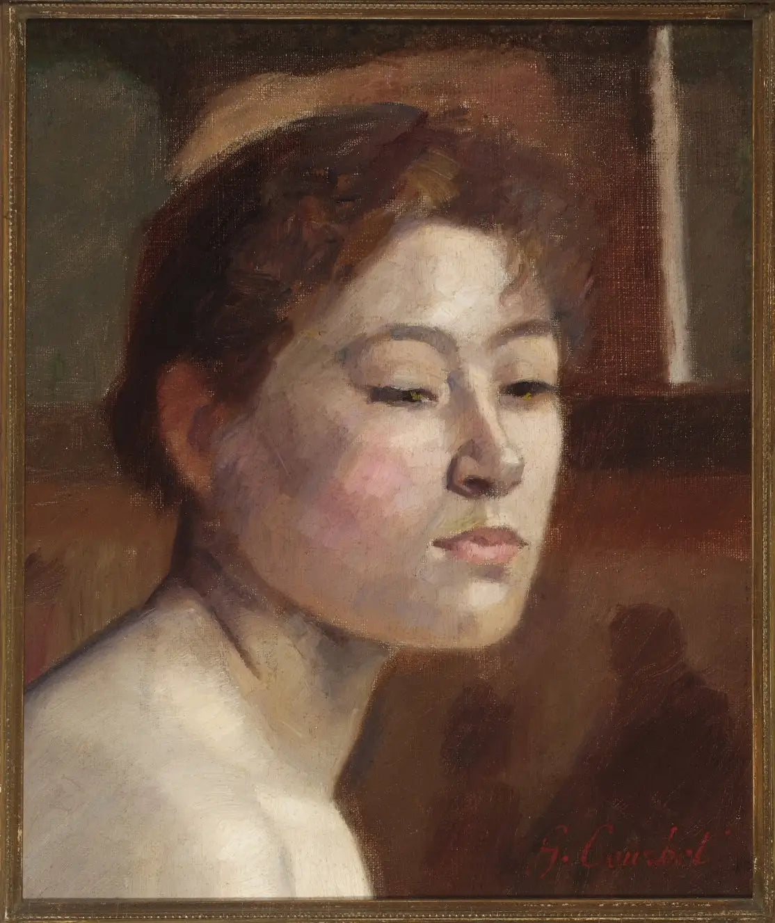 Portrait d’une femme - Gustave Courbet - Alpha Reproduction