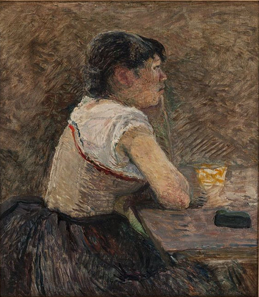 À Grenelle, buveuse d'absinthe - Henri de Toulouse-Lautrec