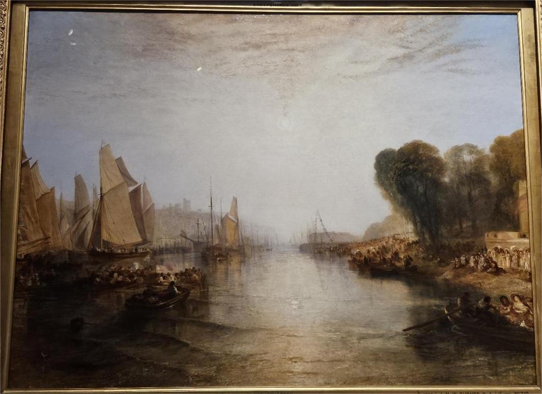Reproduction du tableau « East Cowes Castle - J. M. W. Turner » par Alpha Reproduction en peinture à l’huile