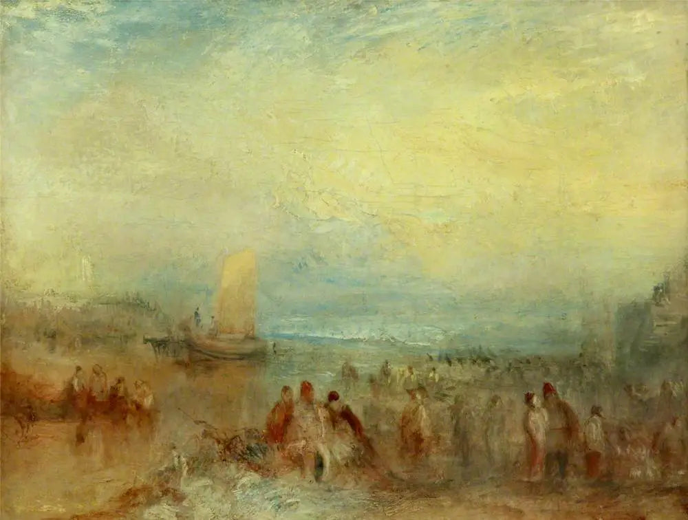 Reproduction du tableau « Margate Harbour - J. M. W. Turner » par Alpha Reproduction en peinture à l’huile
