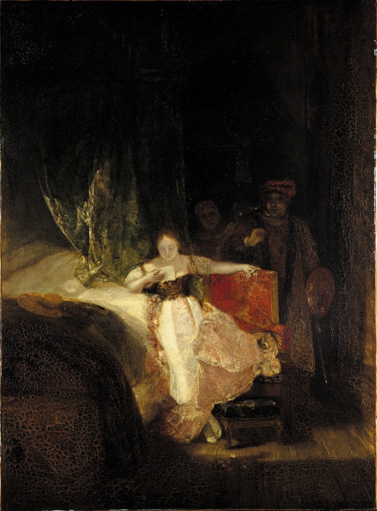Reproduction du tableau « Rembrandt's Daughter - J. M. W. Turner » par Alpha Reproduction en peinture à l’huile