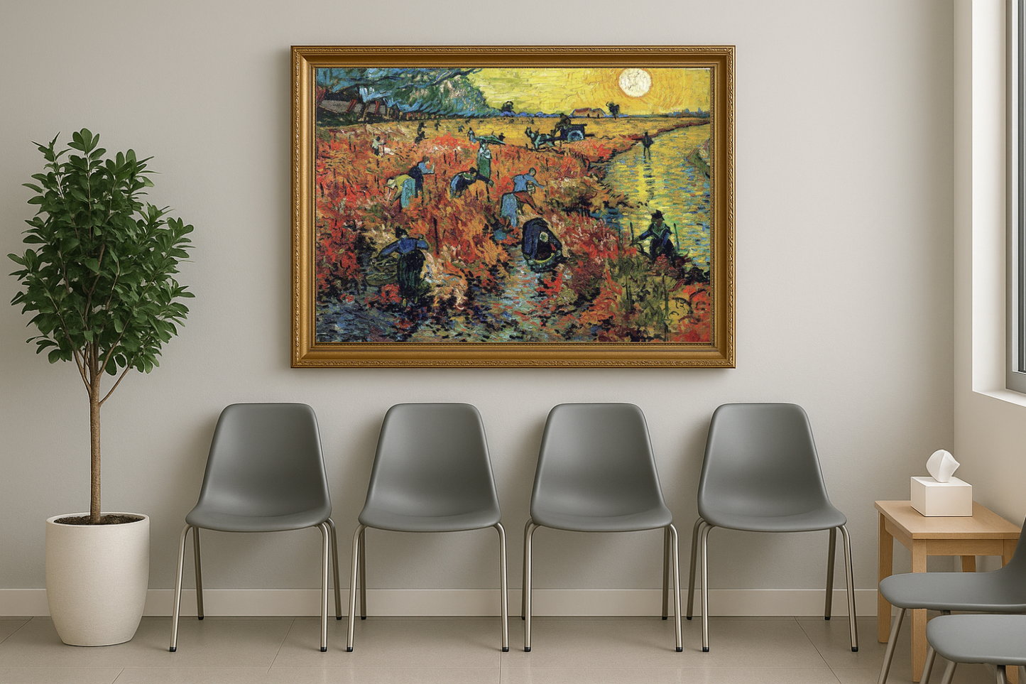 🖼️ Den røde vinranke – Vincent van Gogh (1888)