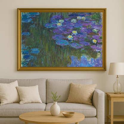 Nymfeene i blomst (1914-1917) - Claude Monet