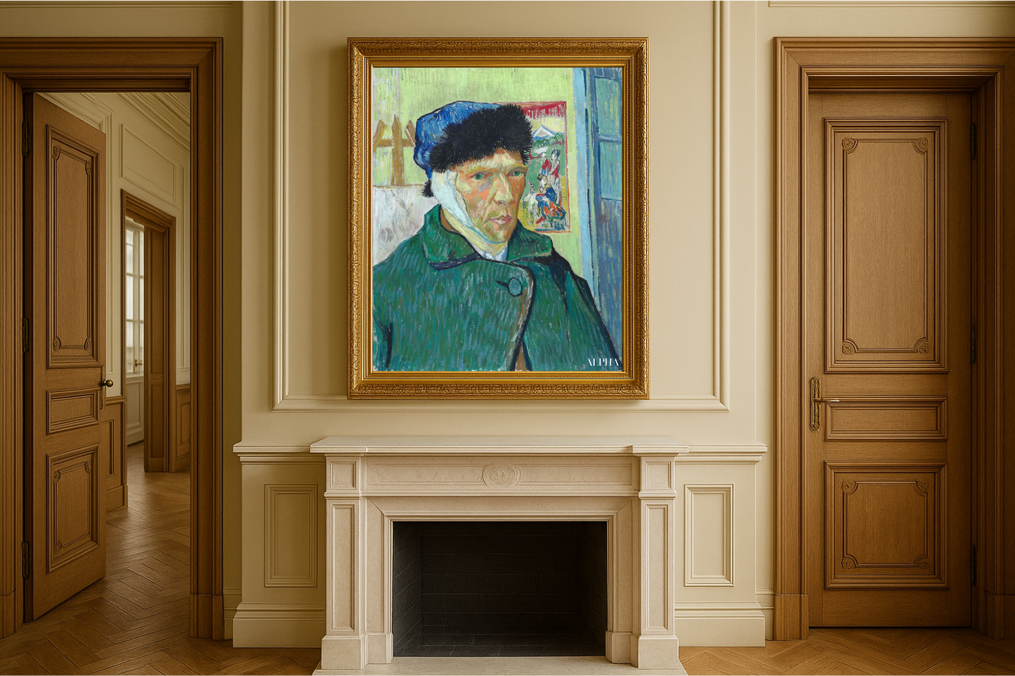 🎨 Selvportrett med bandasjert øre – Vincent van Gogh (1889)