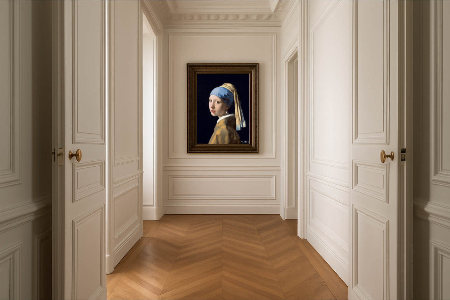 Jenta med perleøredobben - Johannes Vermeer