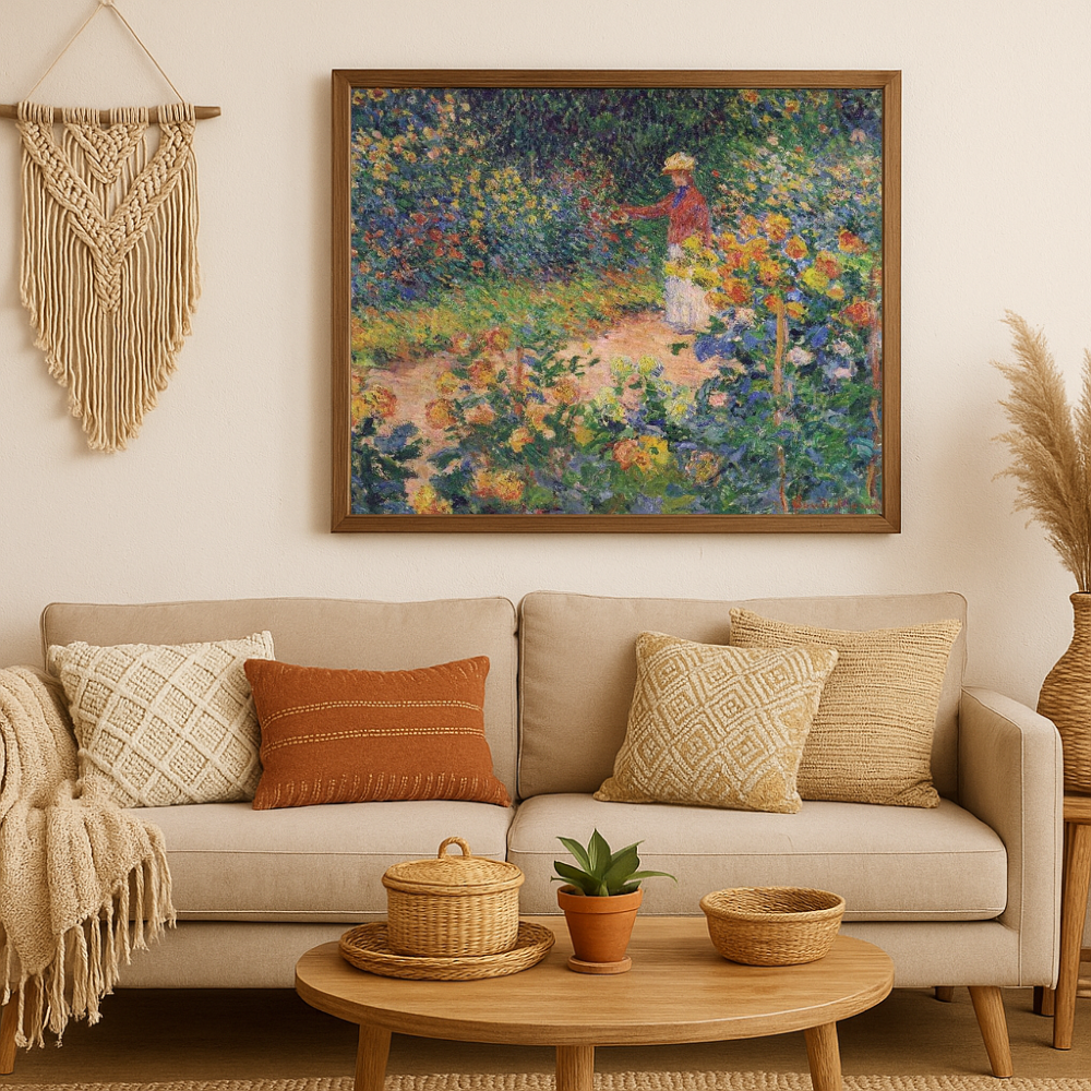 Claude Monets hage i Giverny – rundt 1895