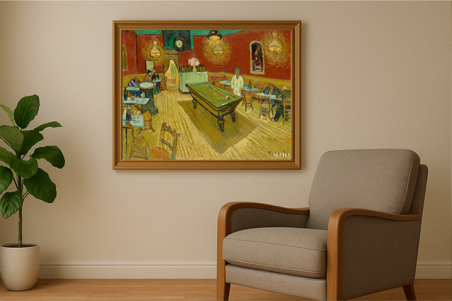 🖼️ Nattkaféen – Vincent van Gogh (1888)