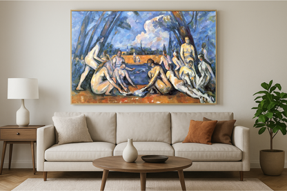 De store badende - Paul Cézanne