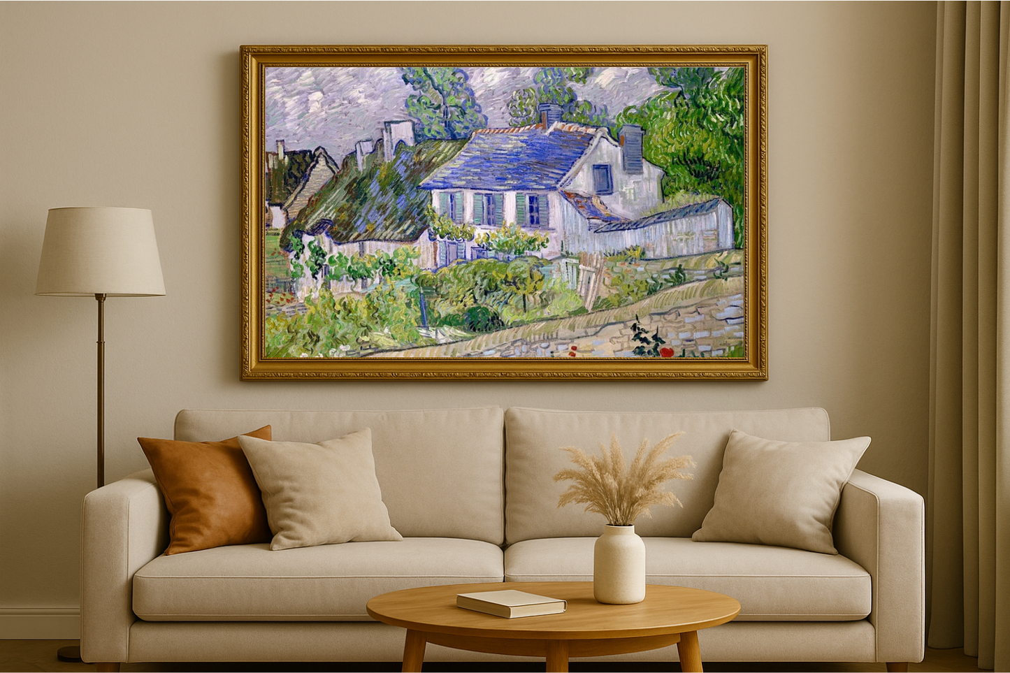 🏡 Hus i Auvers II – Vincent van Gogh (1890)