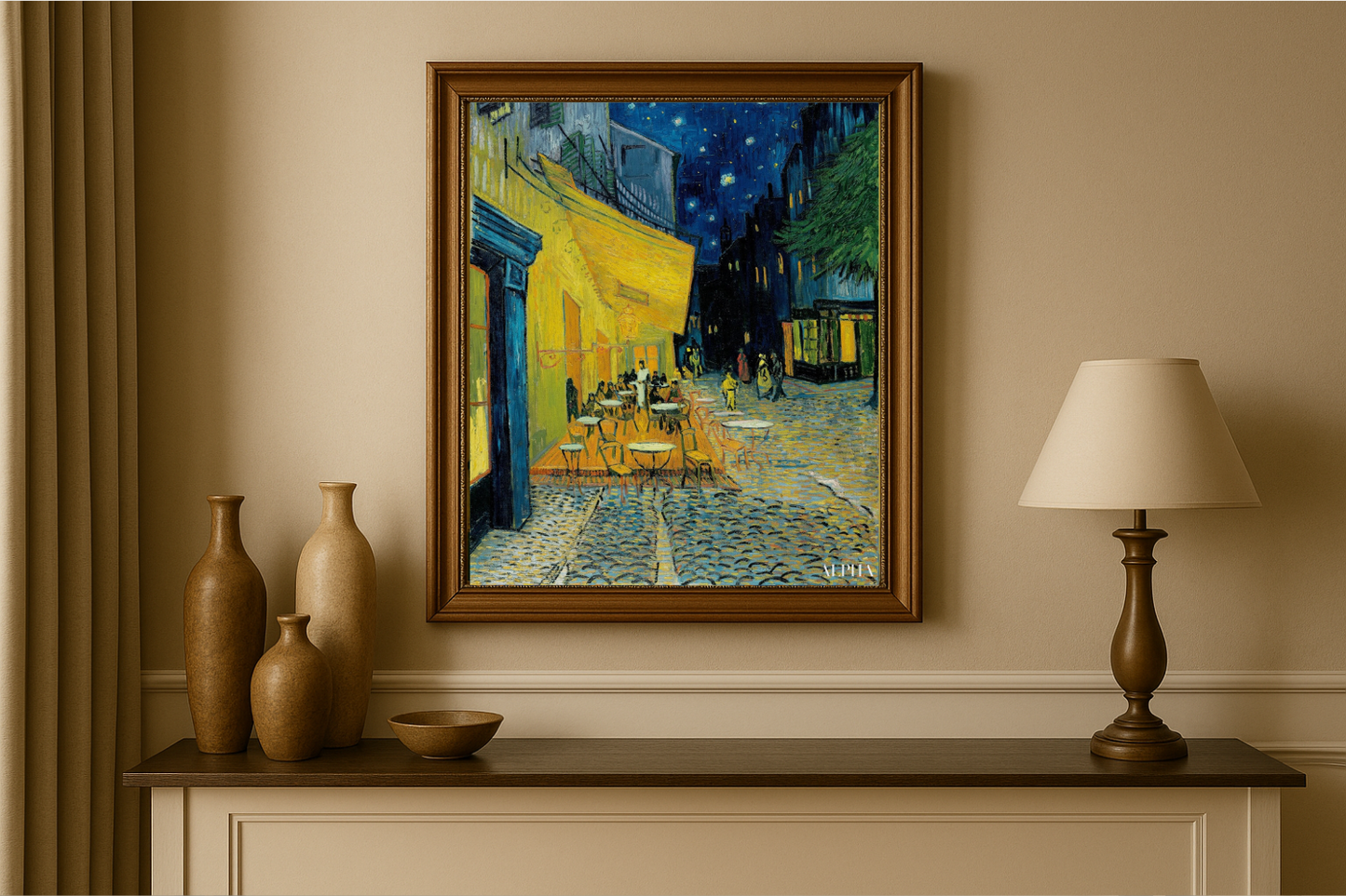 🖼️ Kaféterrasse om kvelden – Vincent van Gogh (1888)