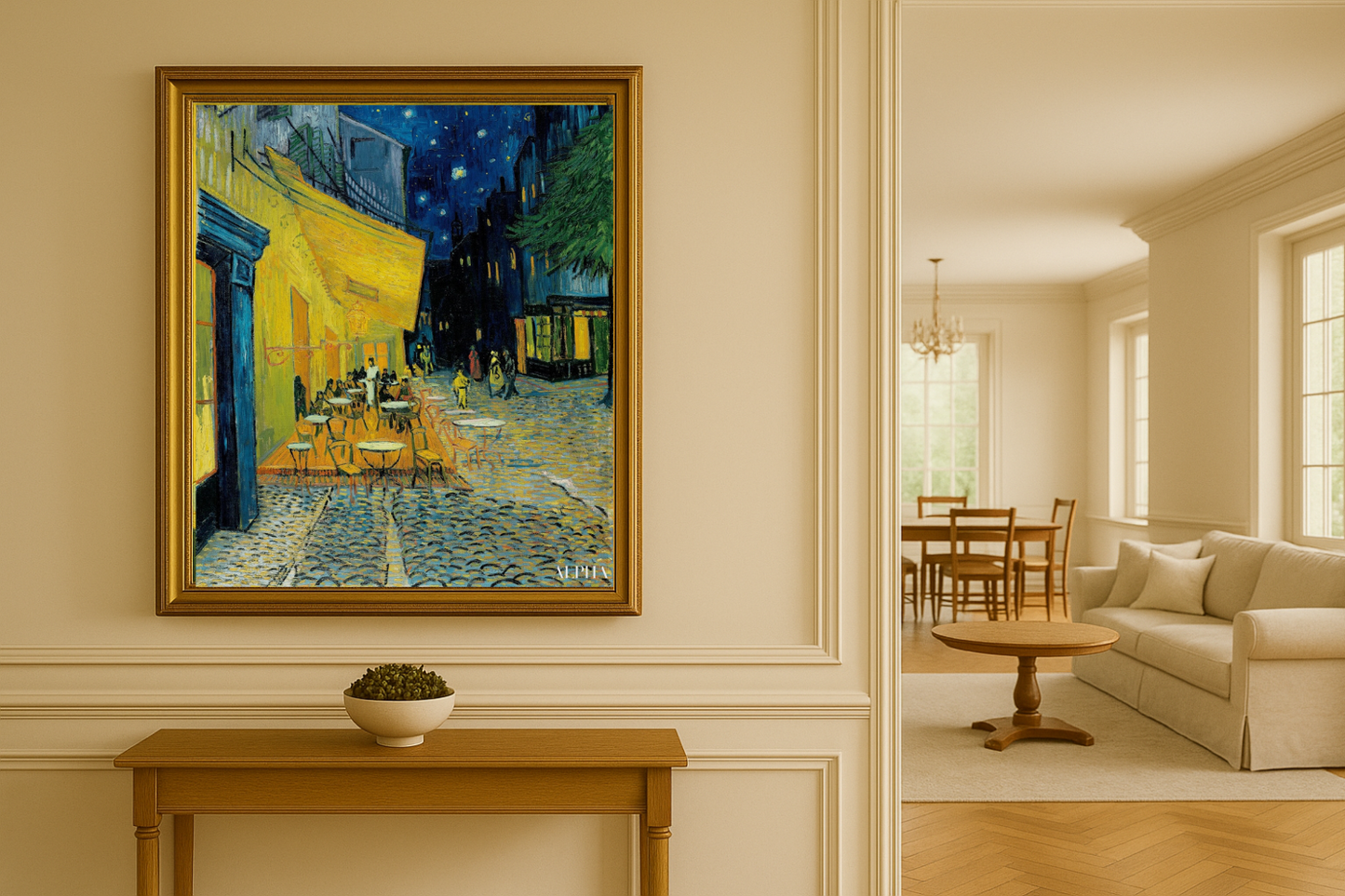 🖼️ Kaféterrasse om kvelden – Vincent van Gogh (1888)