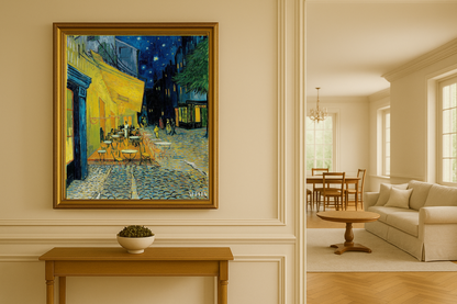 🖼️ Kaféterrasse om kvelden – Vincent van Gogh (1888)