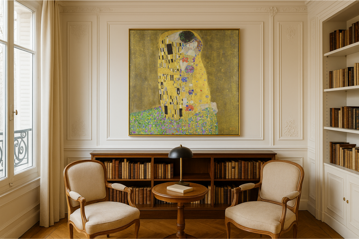 💛 Kyss – Gustav Klimt (1907–1908)