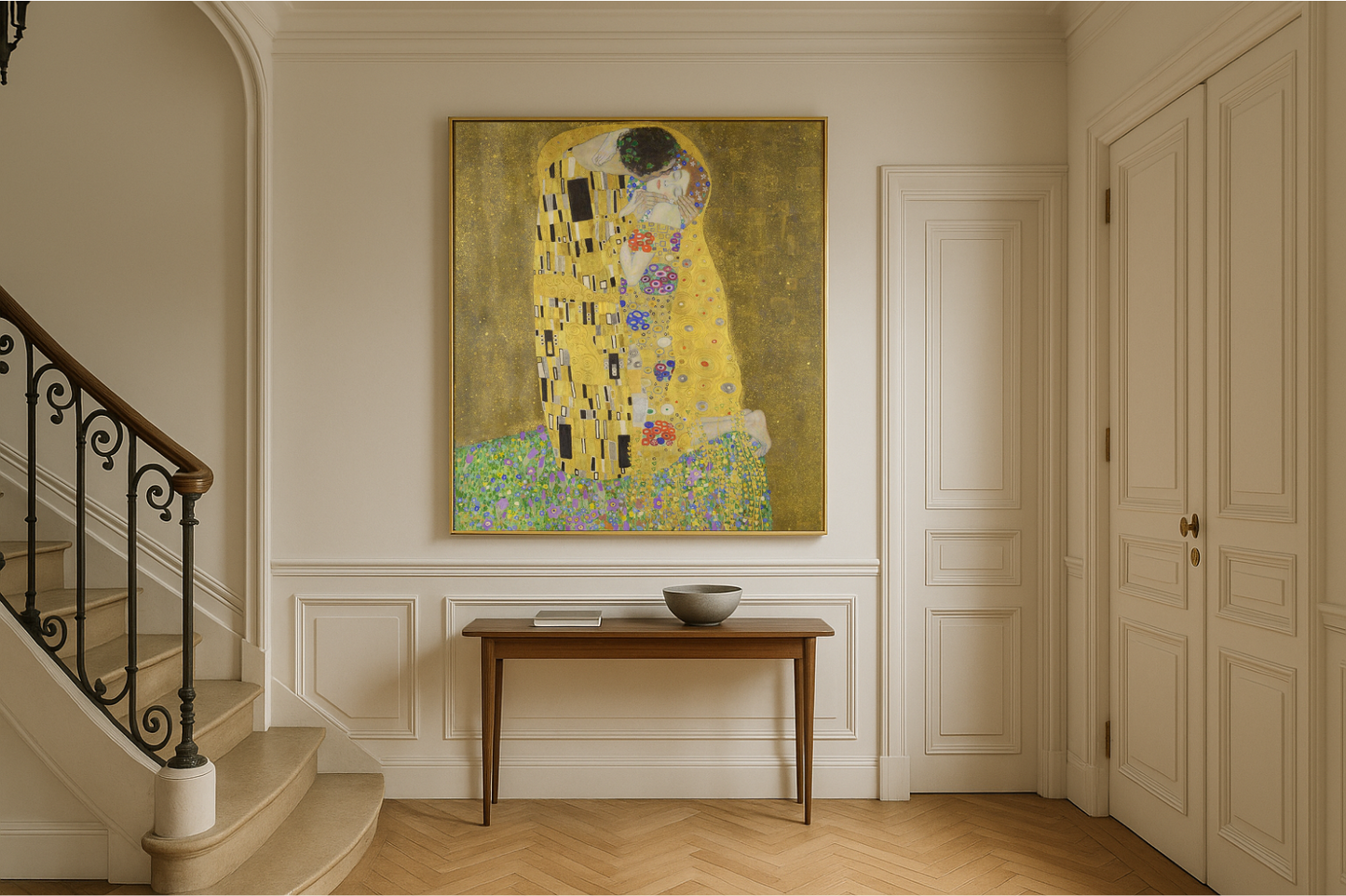 💛 Kyss – Gustav Klimt (1907–1908)