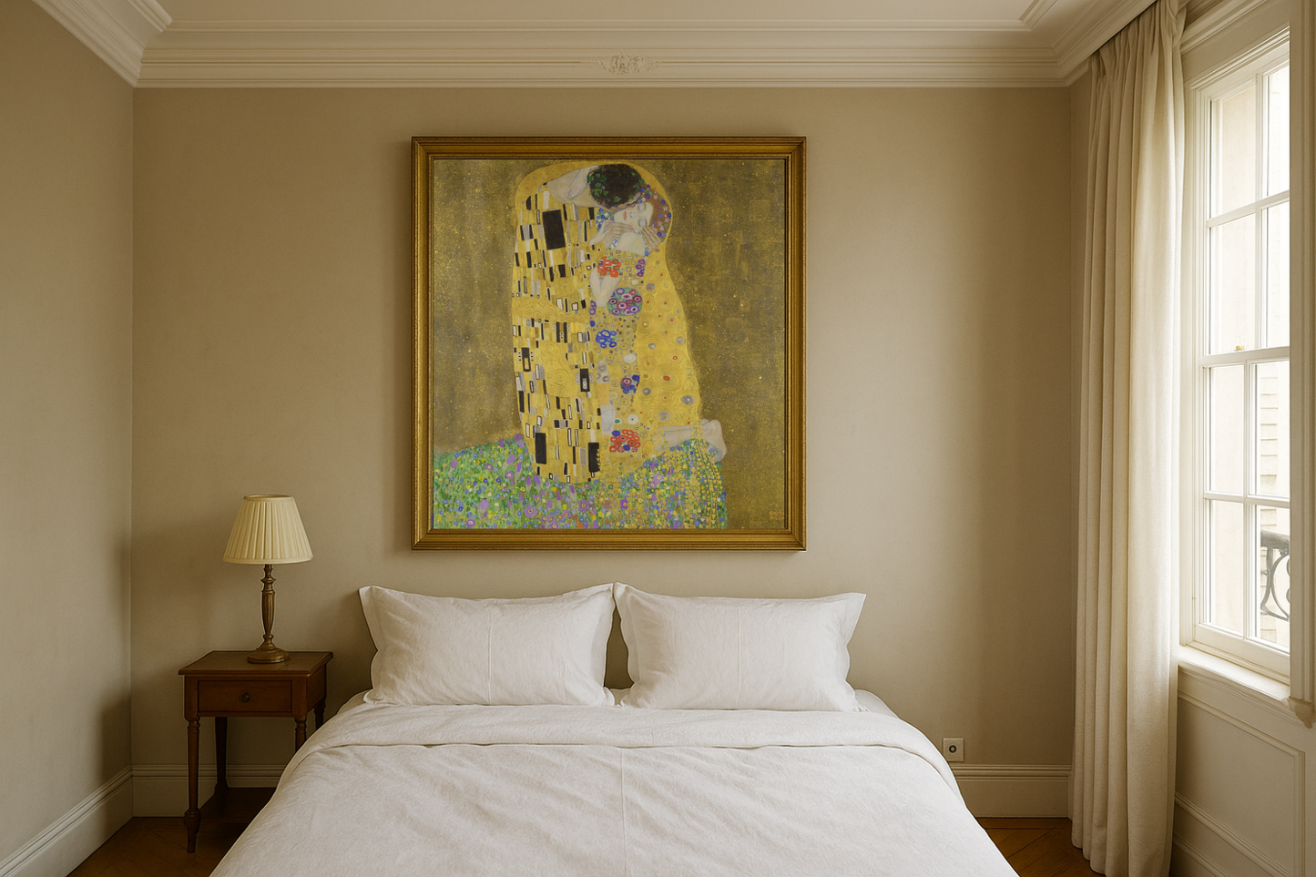 💛 Kyss – Gustav Klimt (1907–1908)