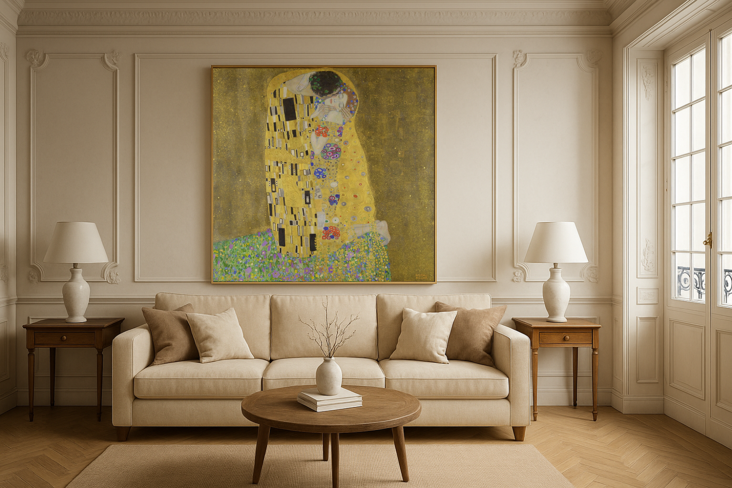 💛 Kyss – Gustav Klimt (1907–1908)