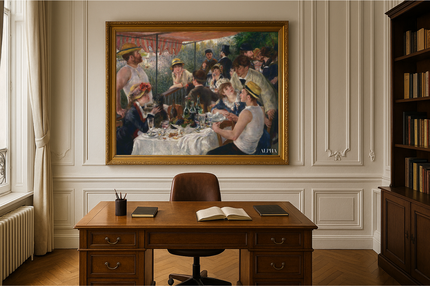 Lunsj med kanopadlere - Pierre-Auguste Renoir