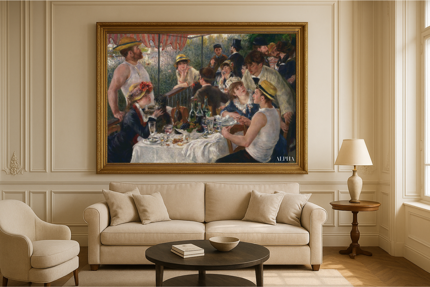 Lunsj med kanopadlere - Pierre-Auguste Renoir