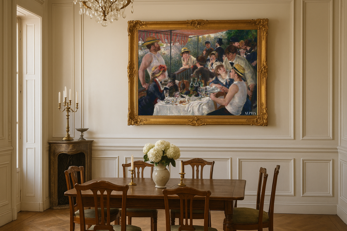 Lunsj med kanopadlere - Pierre-Auguste Renoir