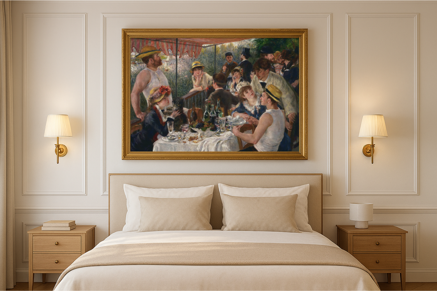 Lunsj med kanopadlere - Pierre-Auguste Renoir