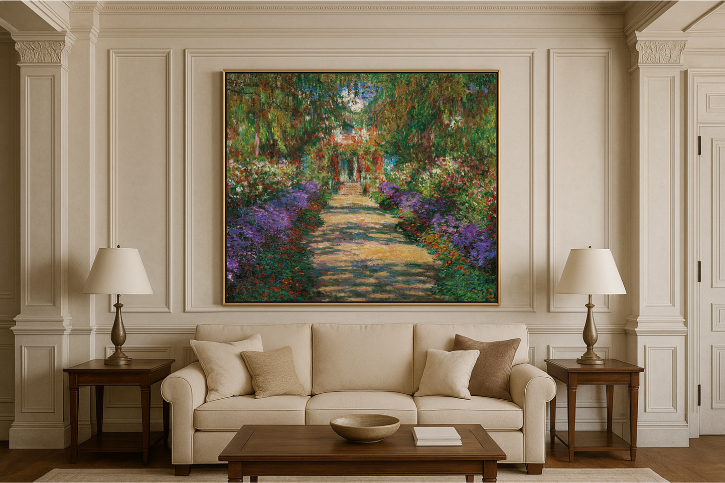 🎨 L’Avenue de Giverny – Claude Monet, rundt 1902