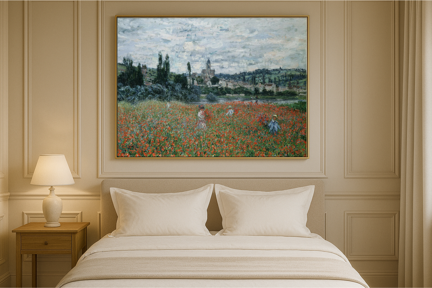 🌺 Valmueåker nær Vétheuil – Claude Monet (ca. 1879)