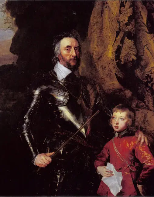 Double portrait de Thomas Howard 21e comte d’Arundel (1585-1646) avec son petit-fils Thomas Howard plus tard 22e comte