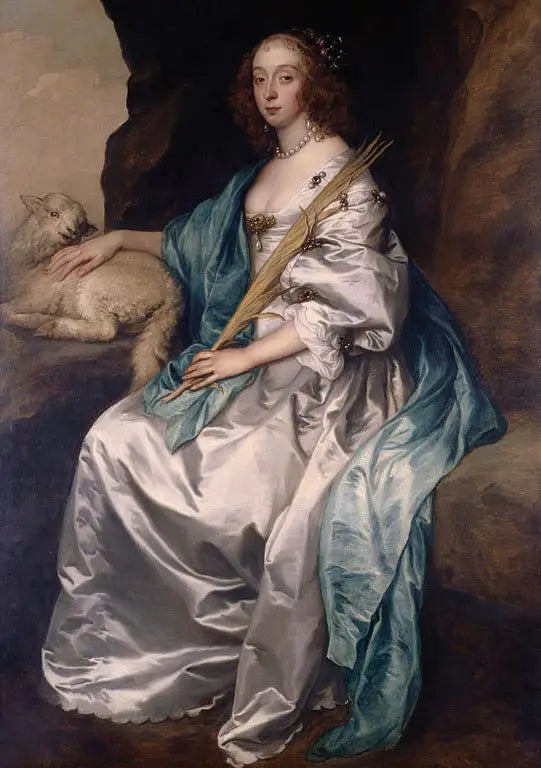 Lady Mary Villiers duchesse de Richmond et Lennox (1622-1685) - Antoine van Dyck - Alpha Reproduction