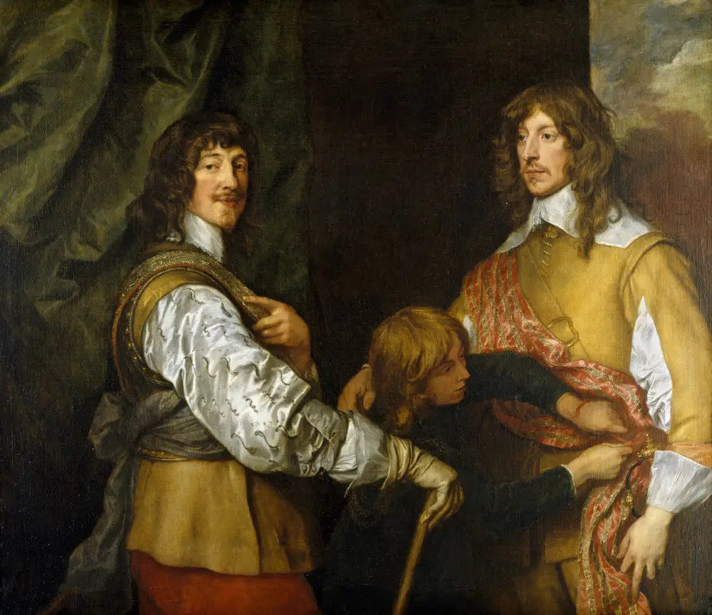 Mountjoy Blount 1er comte de Newport (1597-1665) Lord George Goring (1608-1657) et un page - Antoine van Dyck - Alpha