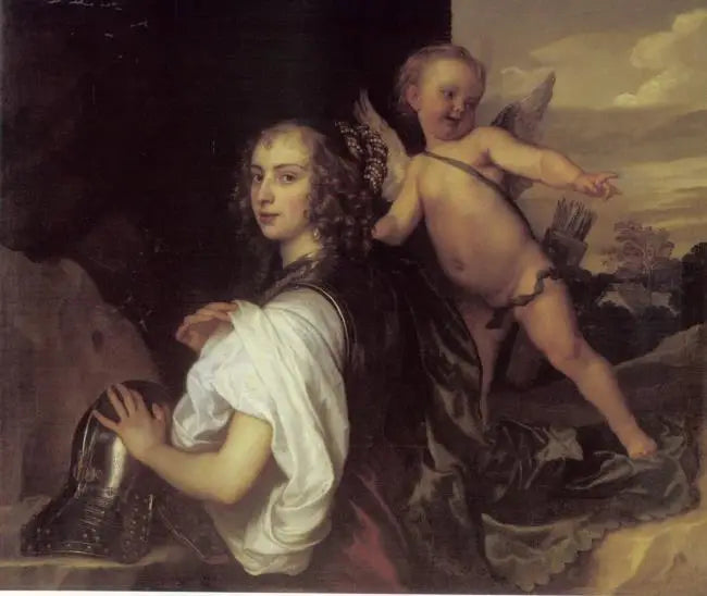 Portrait de Margaret Lemon dans le rôle d’Erminia - Antoine van Dyck - Alpha Reproduction