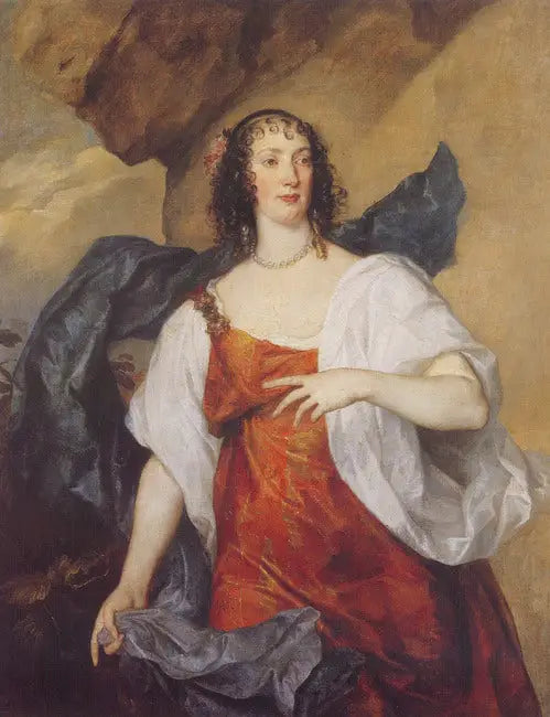 Portrait d’Olivia Boteler épouse d’Endymion Porter - Antoine van Dyck - Alpha Reproduction
