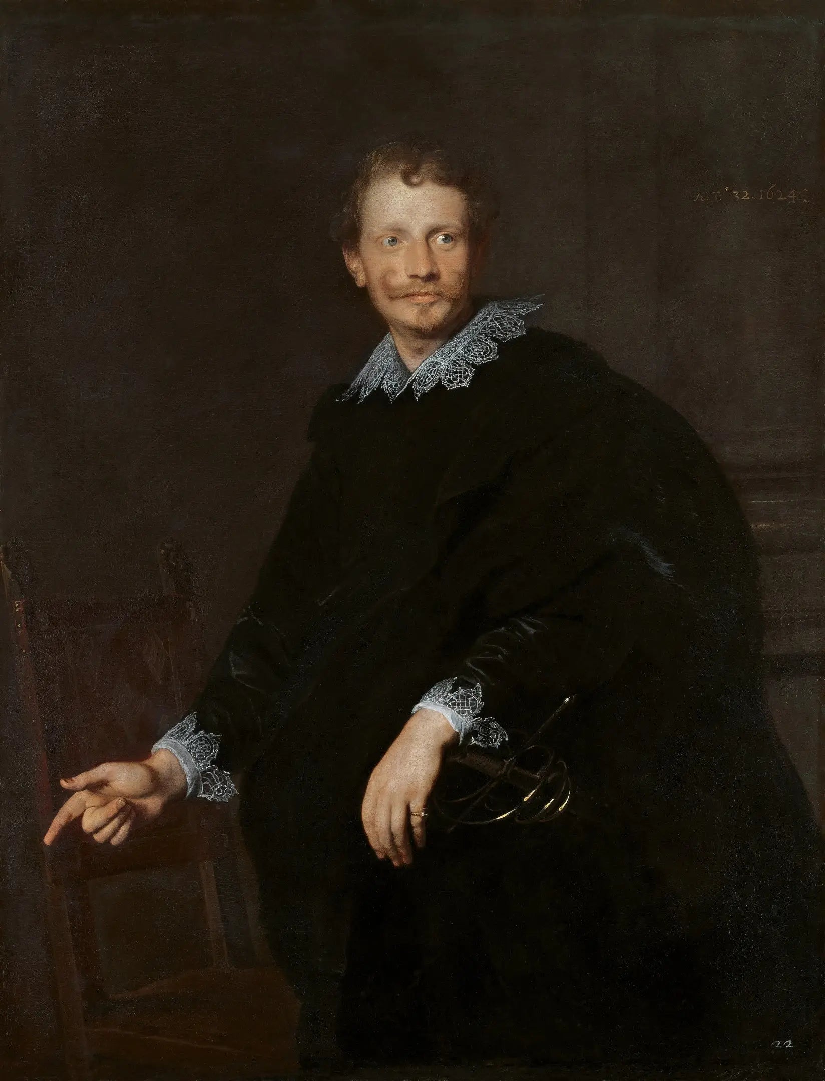 Portrait d’un noble génois 1624 - Antoine van Dyck - Alpha Reproduction