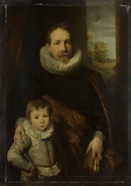 Portrait d’un père et fils fils - Antoine van Dyck - Alpha Reproduction