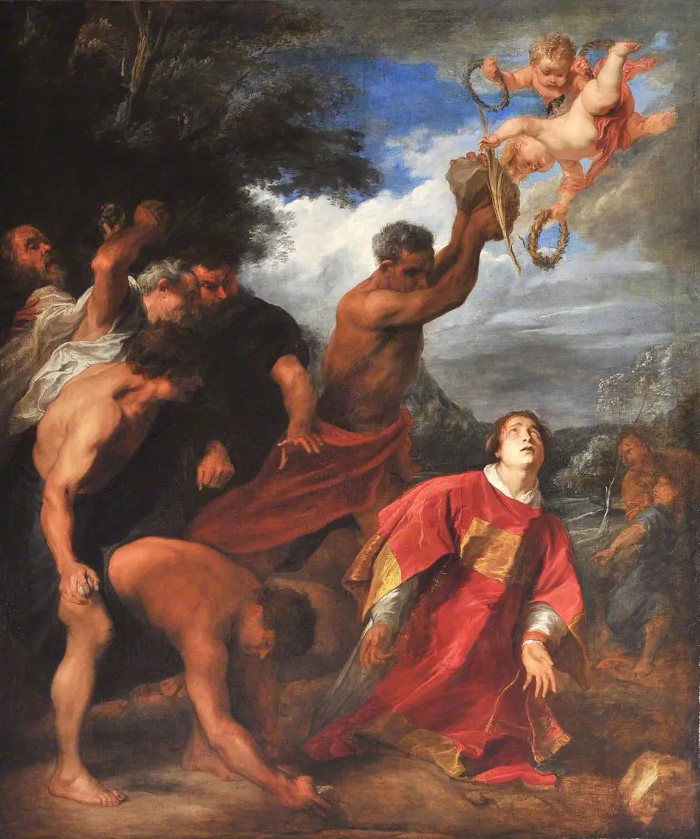 La lapidation de saint Étienne - Antoine van Dyck - Alpha Reproduction