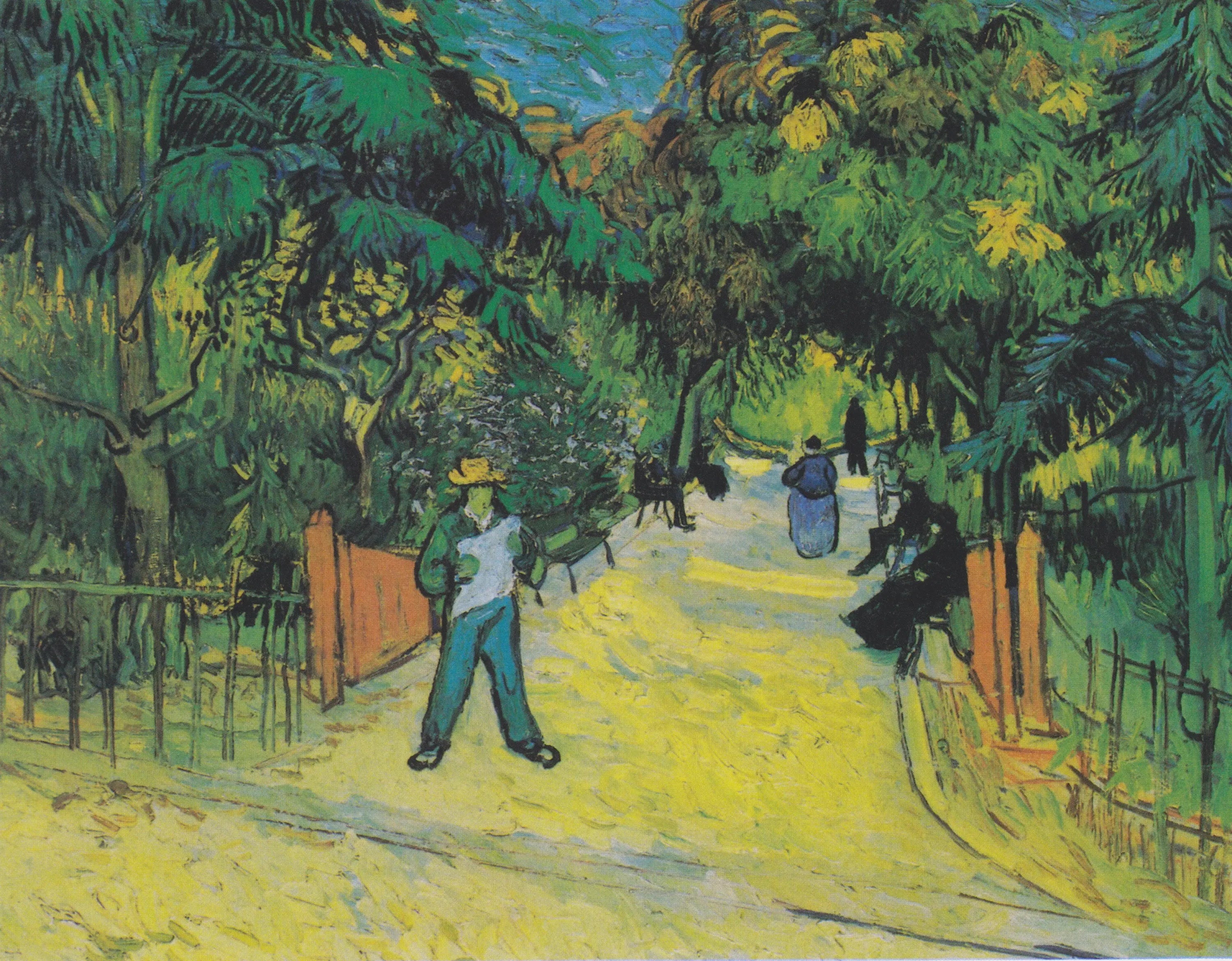 Reproduction du tableau « Entrée du parc public à Arles - Vincent van Gogh » par Alpha Reproduction en peinture à l’huile