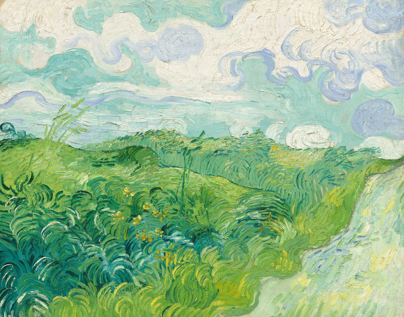 Grønne hveteåkre, Auvers - Vincent van Gogh