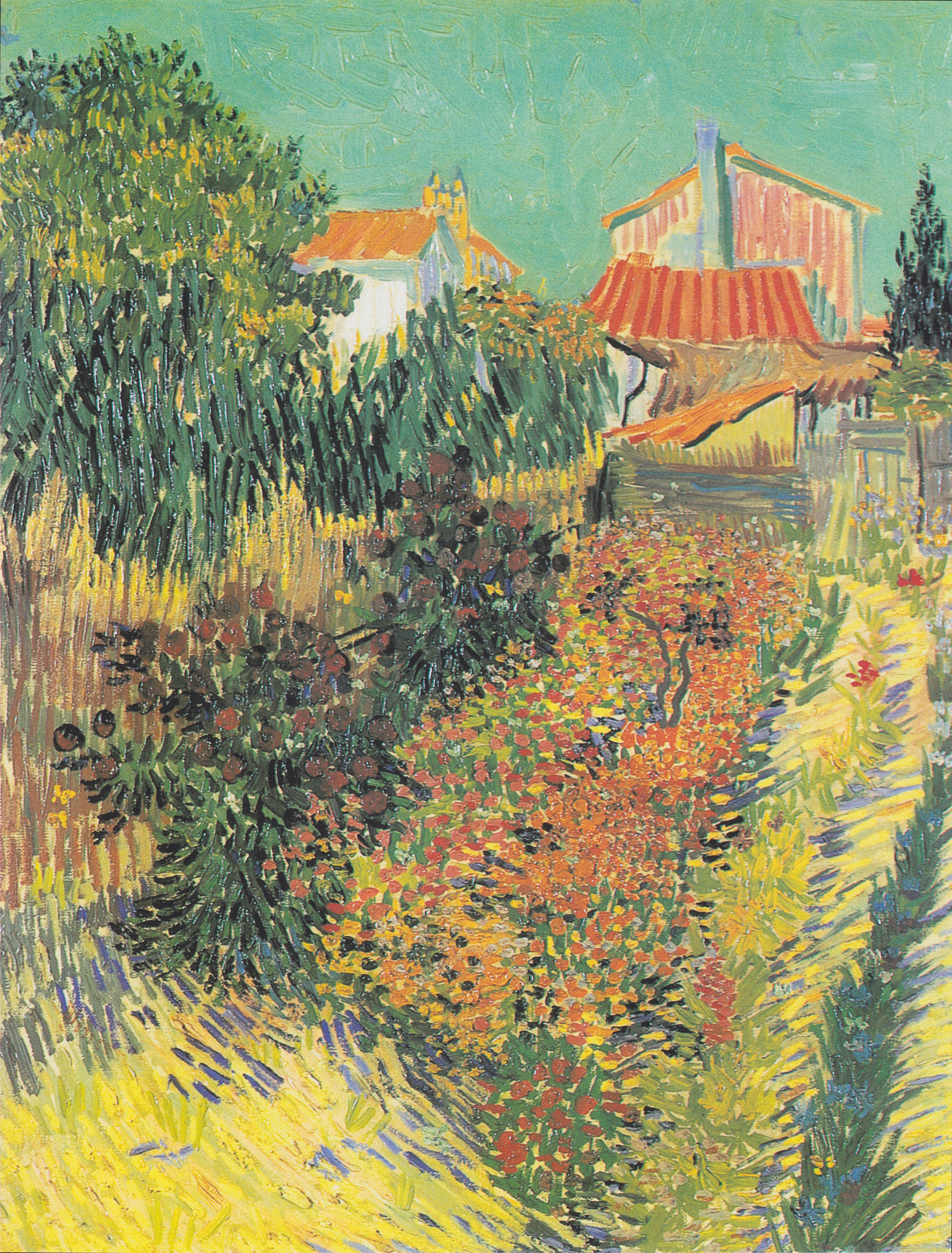 Hage bak et hus - Vincent van Gogh