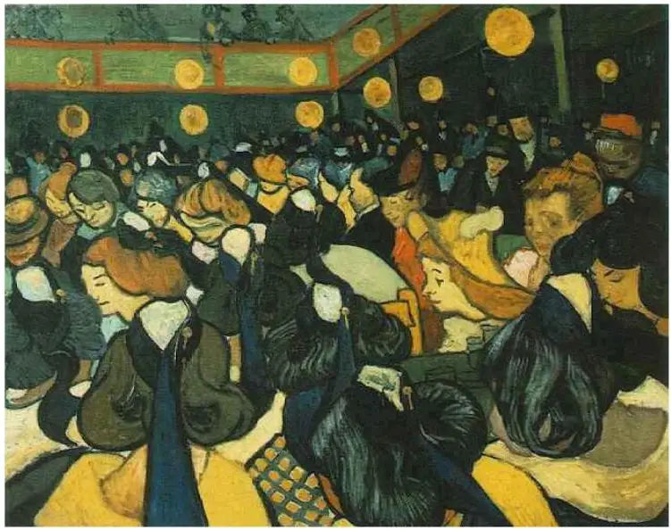 Dansehallen i Arles - Vincent van Gogh