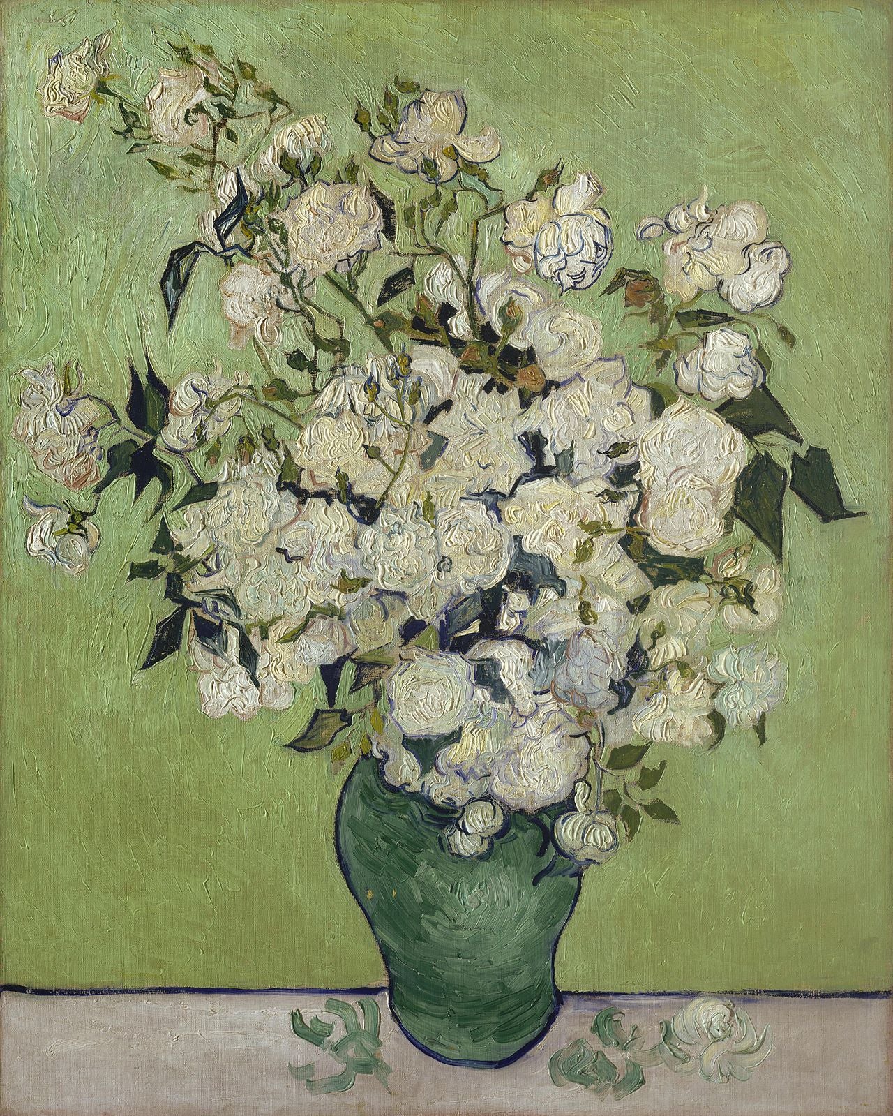 Vase med roser - Vincent van Gogh