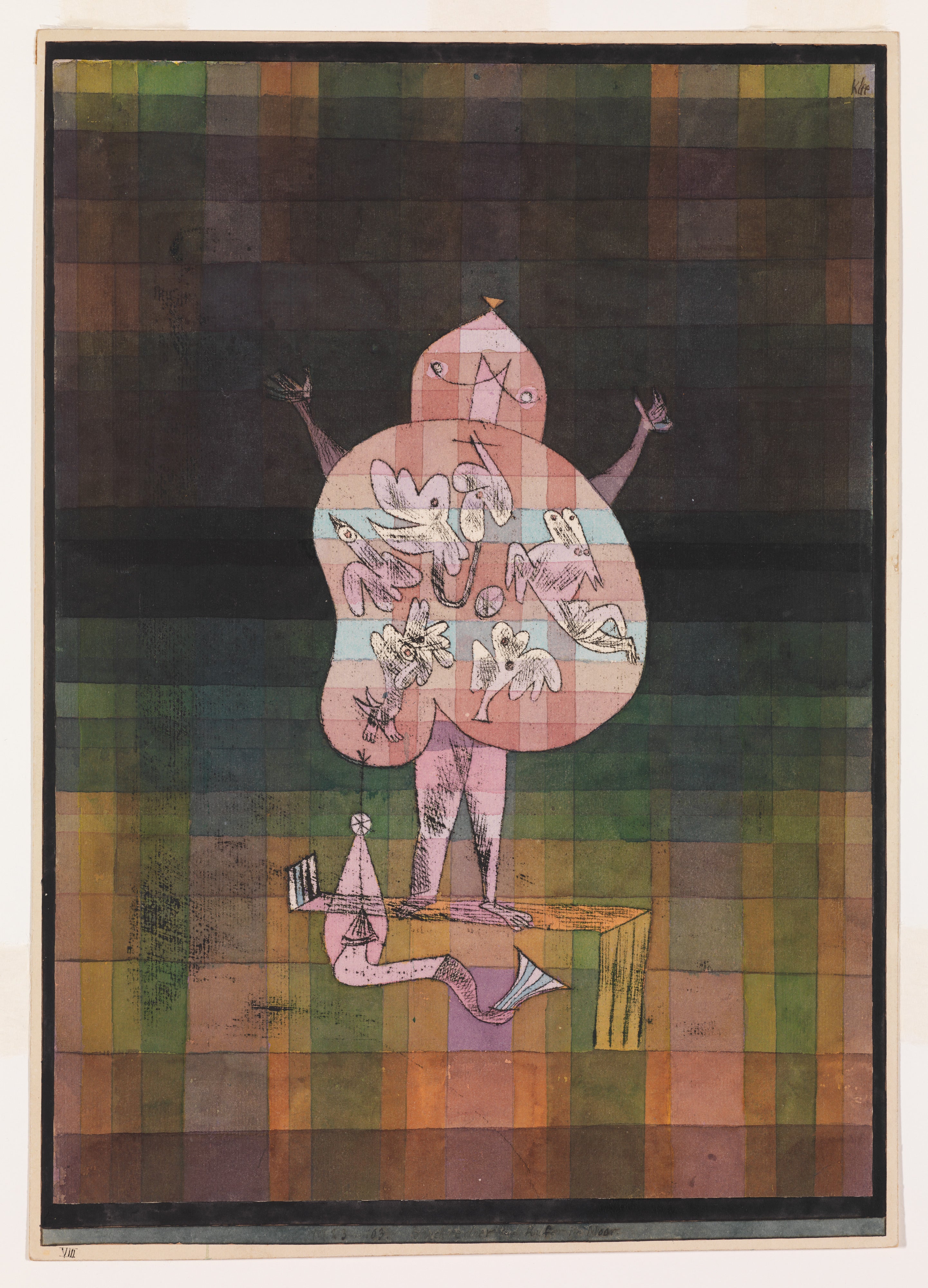 Ventriloque et crieur dans la lande - Paul Klee